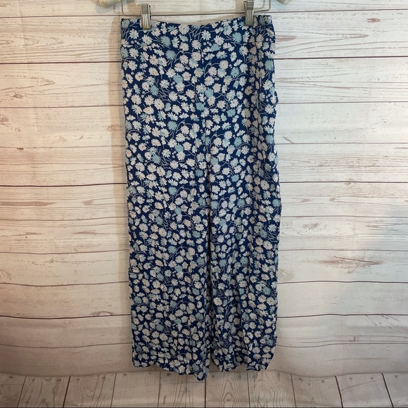 NWT Madewell Houston Floral wide leg crop pant - Picture 4 of 6